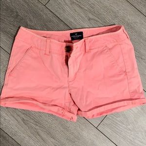 pink american eagle shorts